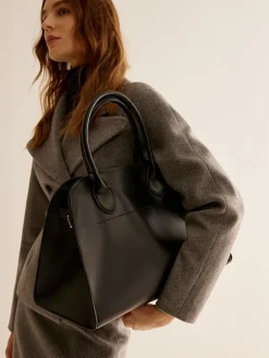 COMMENSE Bags|Accessories^Large Capacity Top Handle Tote Bag Black