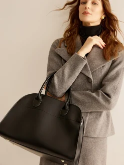 COMMENSE Bags|Accessories^Large Capacity Top Handle Tote Bag Black