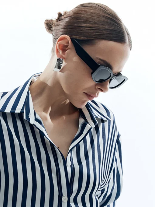 COMMENSE Sunglasses|Accessories^Large Frame Cat Eye Vintage Sunglasses Black