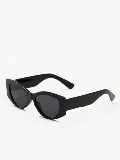 COMMENSE Sunglasses|Accessories^Large Frame Cat Eye Vintage Sunglasses Black