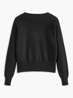 COMMENSE Cardigans|Sweaters & Cardigans^Leisure Asymmetrical Button Cardigan Black