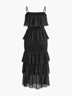 COMMENSE Dresses^Leisure Ruffle Cami Dress Black