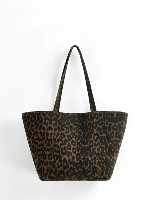 COMMENSE Bags|Accessories^Leopard Print Shoulder Bag Brown