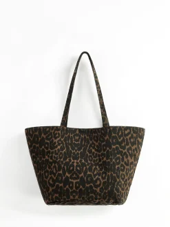 COMMENSE Bags|Accessories^Leopard Print Shoulder Bag Brown