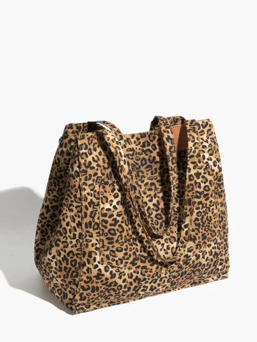 COMMENSE Bags|Accessories^Leopard Printed Large Capacity Hobo Bag Brown