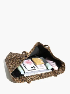 COMMENSE Bags|Accessories^Leopard Printed Large Capacity Hobo Bag Brown