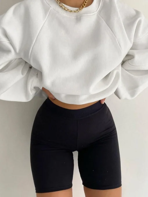 COMMENSE Sweatshirts & Hoodies|Tops^Let's Get Cozy Sweatshirt White