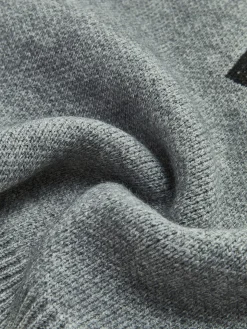 COMMENSE Sweater Tops|Sweaters & Cardigans^Letter Printed Loose Sweater Grey