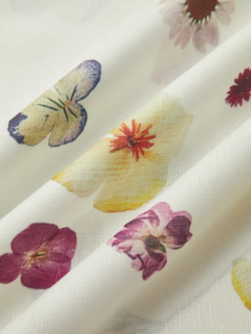 COMMENSE Tank Tops & Camis|Tops^Lettuce Trim Print Tank Top Off-White