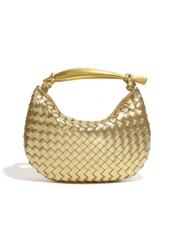 COMMENSE Bags|Accessories^Metallic Woven Bag Gold