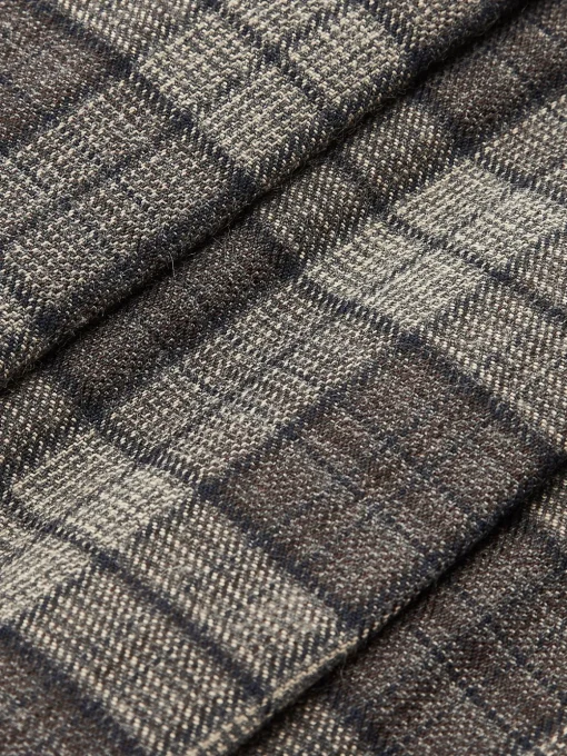 COMMENSE Skirts|Bottoms^Mid-Waist Checked Pleated Skirt With Belt Grey
