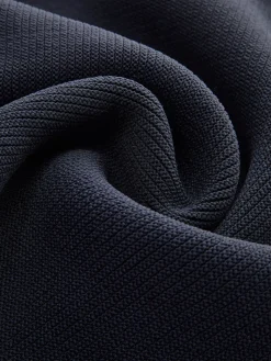 COMMENSE Knitwear|Bottoms^Mid-Waist Ruffle Sweater Pants Navy