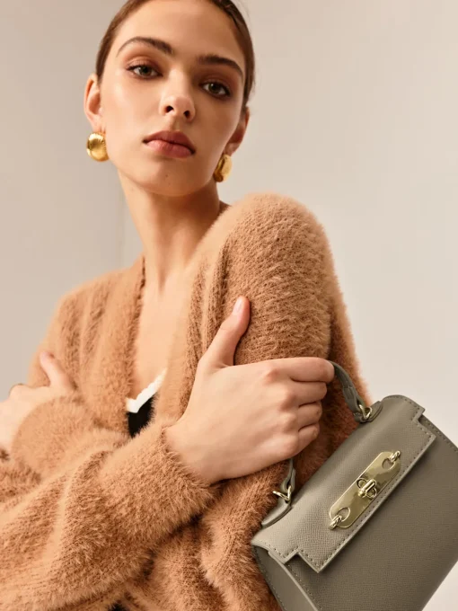 COMMENSE Bags|Accessories^Mini Flap Crossbody Handbag LightGrey