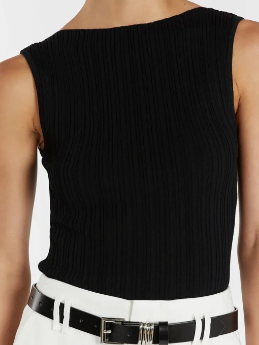 COMMENSE Sweater Vests|Sweaters & Cardigans^Minimalism Solid Sweater Vest Black