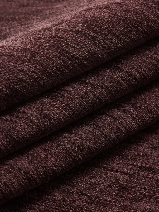 COMMENSE Skirts|Bottoms^Minimalist Corduroy Draped Skirt Burgundy