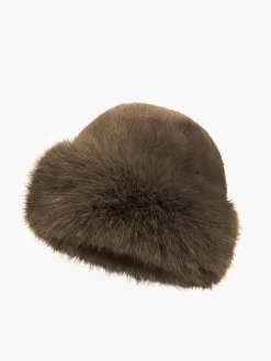 COMMENSE Hair Claws & Hats|Accessories^Minimalist Fuzzy Bucket Hat Brown