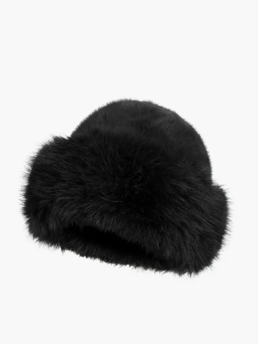 COMMENSE Hair Claws & Hats|Accessories^Minimalist Fuzzy Bucket Hat Brown