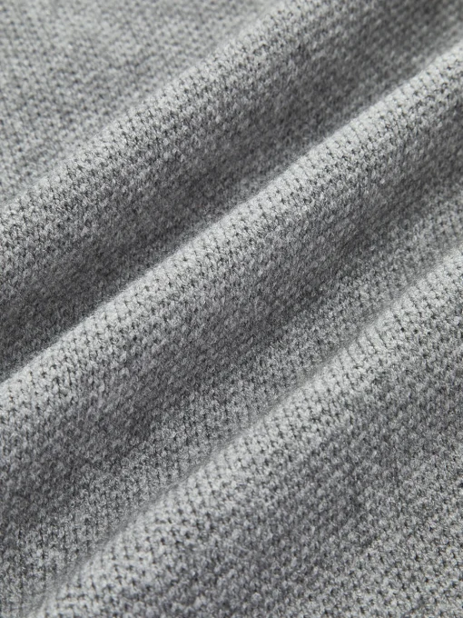 COMMENSE Knitwear|Tops^Minimalist Lapel Cardigan Grey