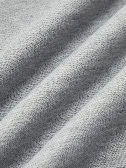 COMMENSE Sweatshirts & Hoodies|Tops^Minimalist Plain Polo Sweatshirt Grey