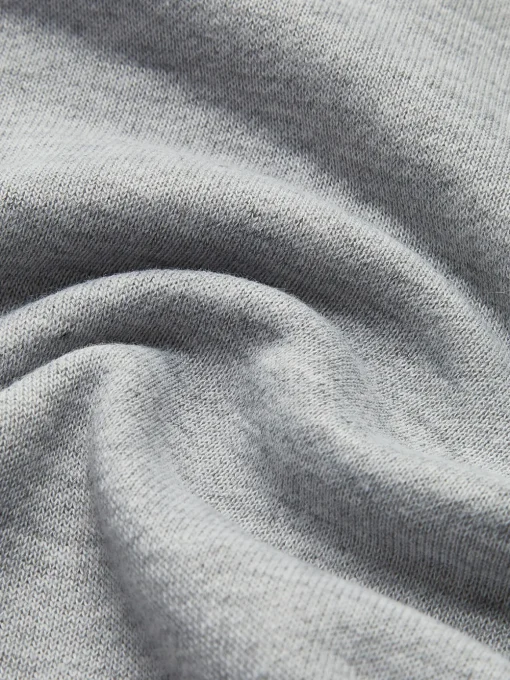 COMMENSE Sweatshirts & Hoodies|Tops^Minimalist Plain Polo Sweatshirt Grey