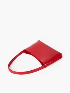 COMMENSE Bags|Accessories^Minimalist Short-Handle Shoulder Bag Red