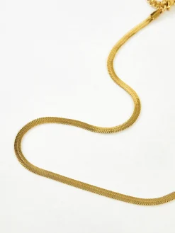 COMMENSE Necklaces|Accessories^Minimalist Snake Chain Necklace Golden