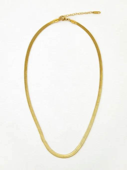 COMMENSE Necklaces|Accessories^Minimalist Snake Chain Necklace Golden