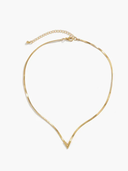COMMENSE Necklaces|Accessories^Minimalist Snake Chain Necklace Gold