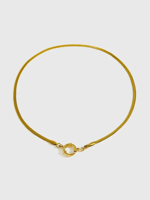 COMMENSE Necklaces|Accessories^Minimalist Snake-Chain Necklace Gold