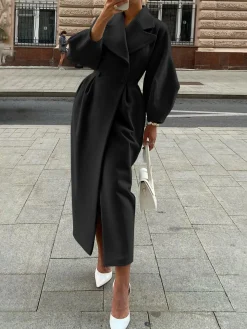 COMMENSE Outerwear|Coats^Miss Paris Trench Coat White