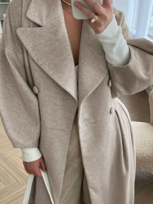 COMMENSE Outerwear|Coats^Miss Paris Trench Coat White