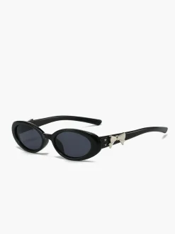 COMMENSE Sunglasses|Accessories^Oval Elegance Butterfly Sunglasses Black