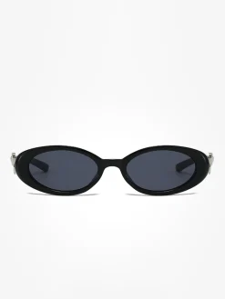 COMMENSE Sunglasses|Accessories^Oval Elegance Butterfly Sunglasses Black