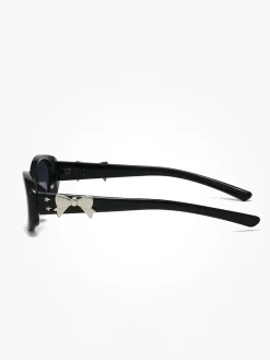 COMMENSE Sunglasses|Accessories^Oval Elegance Butterfly Sunglasses Black