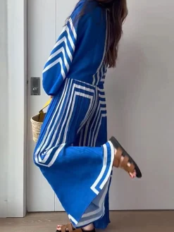COMMENSE Pants Sets|Matching Sets^Oversized Print Vacation Pants Set Blue