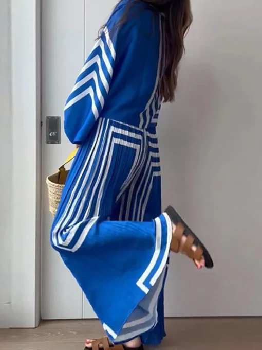 COMMENSE Pants Sets|Matching Sets^Oversized Print Vacation Pants Set Blue