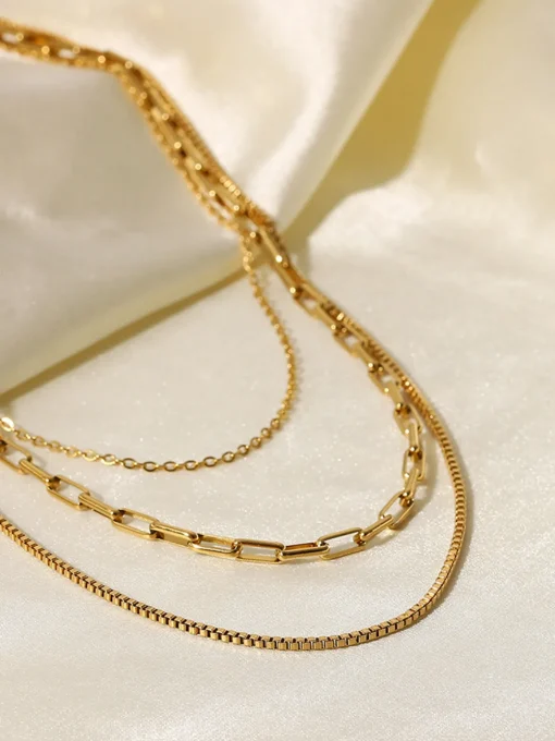 COMMENSE Necklaces|Accessories^Paris Fantasy Layered Necklace Gold