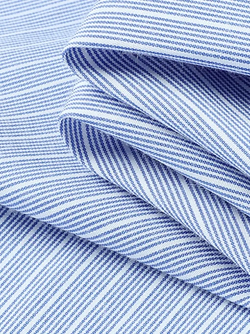 COMMENSE Pants|Bottoms^Pinstripe Drawstring Wide-Leg Pants Blue