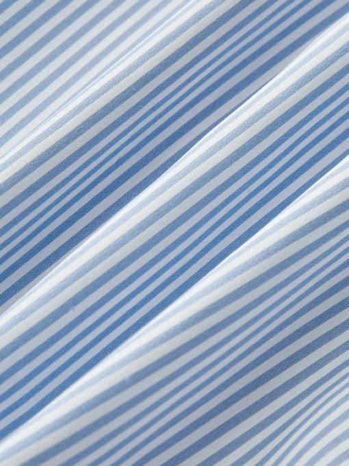 COMMENSE Shorts|Bottoms^Pinstripe Thin Shorts Blue
