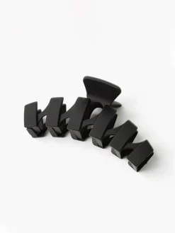COMMENSE Hair Claws & Hats|Accessories^Plain Retro Hair Claw Black