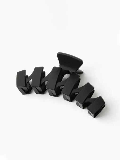 COMMENSE Hair Claws & Hats|Accessories^Plain Retro Hair Claw Black