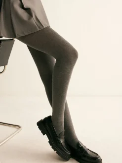 COMMENSE Socks & Tights|Accessories^Plain Soft Touch Leggings Grey