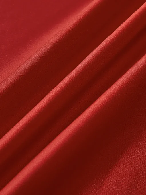 COMMENSE Cocktail & Party Dresses|Summer Dresses^Pleated Backless Satin Tank Long Dress Red