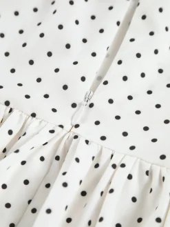 COMMENSE White Dresses|Casual Dresses^Polka Dot Knotted Cami Short Dress White