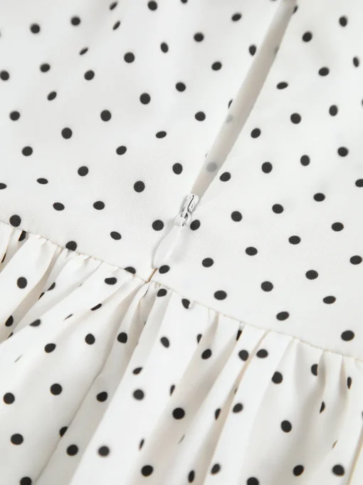 COMMENSE White Dresses|Casual Dresses^Polka Dot Knotted Cami Short Dress White