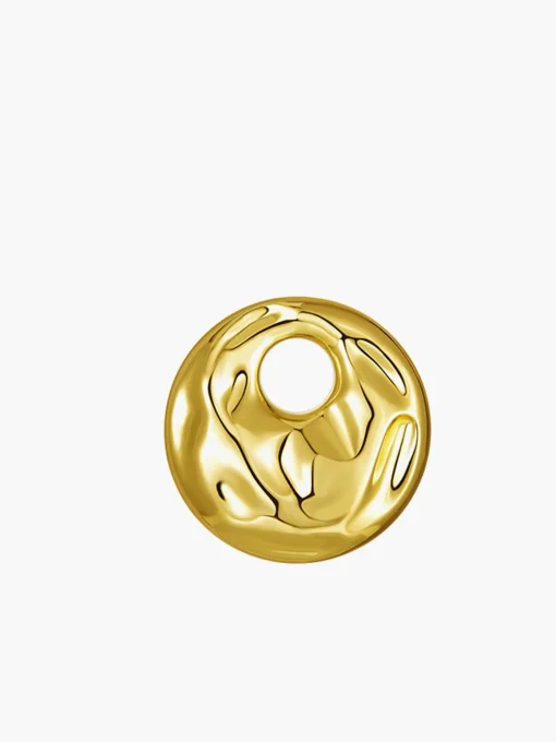 COMMENSE Accessories^Potholes Hollow Hoop Brooch Gold