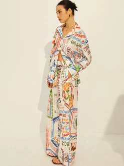 COMMENSE Pants Sets|Matching Sets^Printed Long Sleeve Pants Set Green