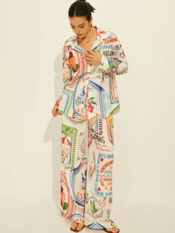 COMMENSE Pants Sets|Matching Sets^Printed Long Sleeve Pants Set Green