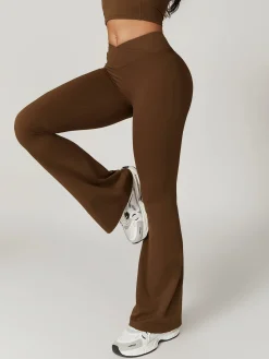 COMMENSE Activewear^Quick-Drying Butt Lifting Leggings DarkBrown