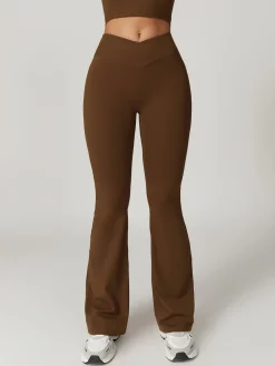 COMMENSE Activewear^Quick-Drying Butt Lifting Leggings DarkBrown